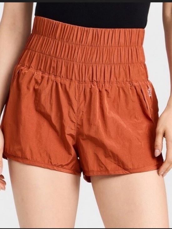 free people movement Pants - Free People Movement The Way Home Shorts in Rust Orange Size Large